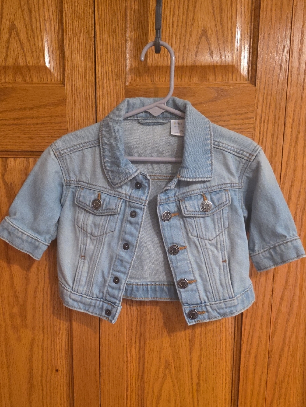 Light Blue Denim Kids' Jean Jacket - Unbranded